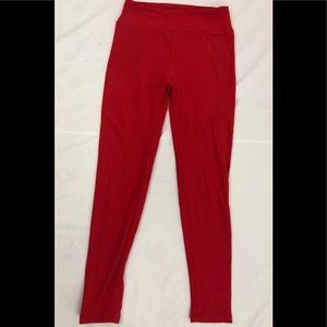 Lularoe Solid Red Leggings TC2